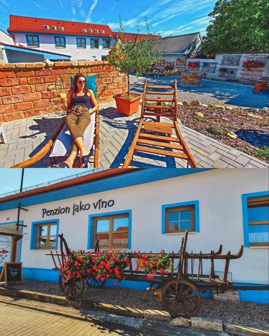 Penzion jako víno Bulhary Exterior foto